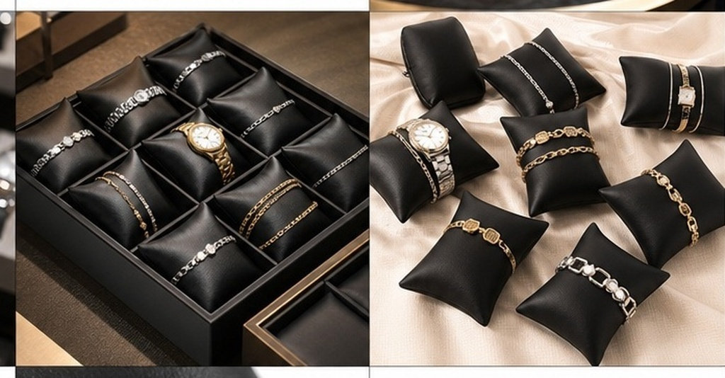 12 шт. подушечек для часов из  – обзор и цена Watch Display Box