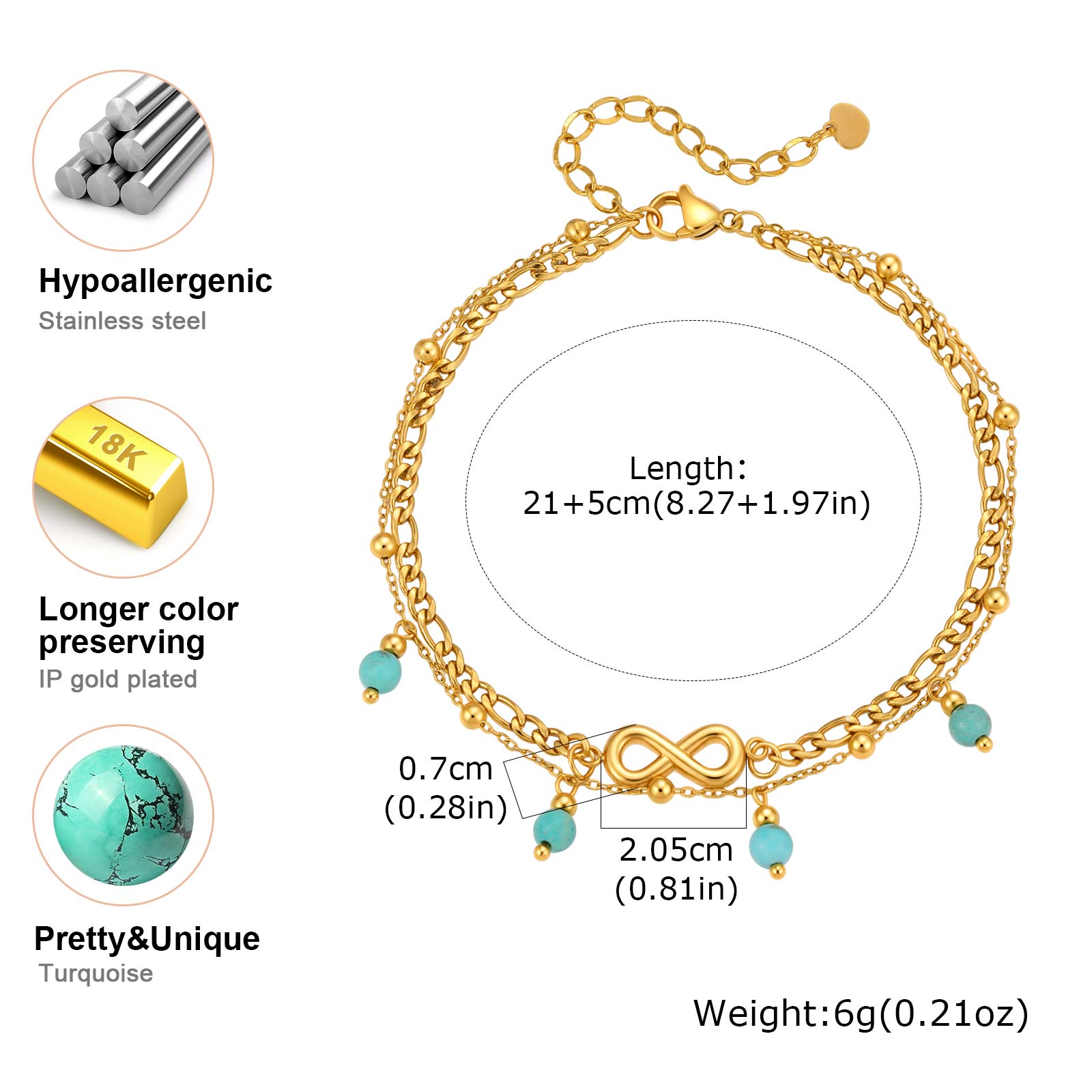 Новый женский браслет Vnox в с – обзор и цена Jc Jewelry & Watches Photos